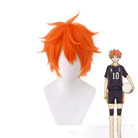 Hinata Shoyo Role Wig Cover Anime Haikyuu Protagonist Cos Short Hair Music Festival Man Dress Up Hea