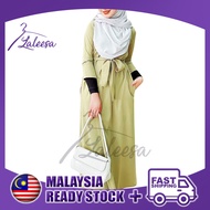 LALEESA DRESS FARAH LD222022 Dress Muslimah Dress Women Dress Jubah Muslimah Jubah Abaya Dress Plus Size Baju Raya 2024