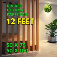 WPC Column Parition Divider Tube Divider Hollow Timber Tube Column 12ft PVC Column Divider Hollow