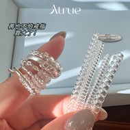 Atrue [A Set Of 4 Sizes] Transparent Spiral Ring Adjuster Ring Adjuster Ring Adjuster Ring Adjustmen