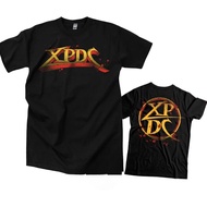 Retro Kaos XPDC T-shirt  Cotton XPDC ROCK T-Shirt for Men Bootleg Tee Shirts