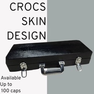 TARI CASE Sling Bag Leather | Crocs Design w/ Fiver Glass | Size 12,18,24,60 up to 100