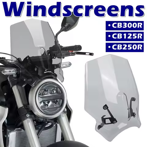 For Honda CB300R CB 300R 18-25 CB125R CB250R CB 250R 125R 18-23 Windshield Windscreen Motorcycle Win