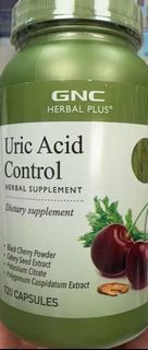 Gnc Uric Acid Control黑櫻桃芹菜籽120粒/250mg