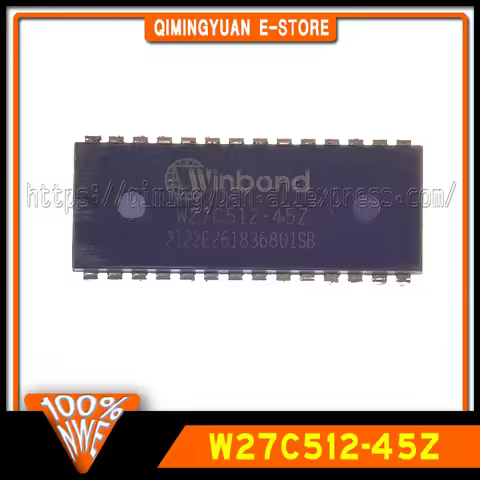 5PCS/LOT W27C512-45Z DIP28 High-speed, low-power electrically erasable programmable read-only memory