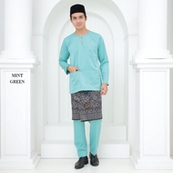 🔥 PLUS SIZE 🌸BAJU MELAYU DEWASA TELUK BELANGA 🌸  BAJU MELAYU LEHER BULAT CUTTING TRADISIONAL