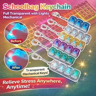 [Stress Relief Design] LED Mechanical Keyboard Keychain/Portable Keychain/Keyboard Accessory