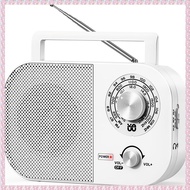 (QBEP) Portable AM FM Radio with Long Range Reception Transistor Radio with Big SpeakerBattery Opera