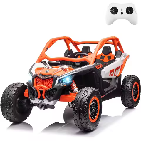 2-Seater Ride-On UTV Car for Kids Electric Off-Road Truck w/Parent Remote Control 2 x 24V Max 130LBS