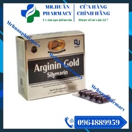 Viên uống bổ gan Arginin Gold Silymarin Đại Uy (Hộp 60 viên) - Giúp mát gan lợi mật giải độc gan