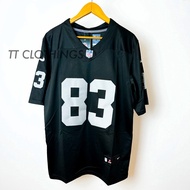 NFL Football Premium Jersey Rugby D. Waller 83 Las Vegas Raiders Embroidery Shirt Plus Size Men