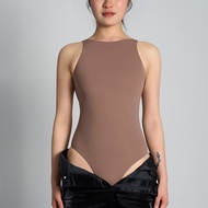 SKIMS High Neck Bodysuit Cross-Border Sleeveless High Elastic Breathable Sports Fitness Women