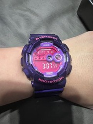 CASIO G-SHOCK 手錶 紫桃紅（GD-100SC-6DR)