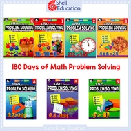 Worksheet 180 Days of Math Problem Solving : 180 วันแห่งการแก้ปัโจทย์ปัญหาคณิต: มุ่งเน้นที่หนึ่งทักษ