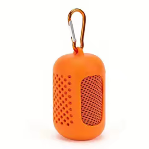 Sport Towel with Mini Silicon Gel Set Portable Cold Towel Polyester Fiber Fitness Sport GYM Running 