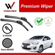 Mitsubishi Attrage 2013 - Present Wischer Nano-BOND Wiper Blade (1SET)