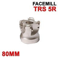 Facemill TRS 5R 80-27-6T Holder Milling 80 Insert RDMT 10 TRS 5R