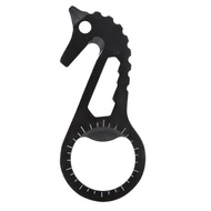 Sea Horse Shaped Outdoor Multifunction Tool Bottle Opener Rope Cutter