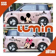[READY] CHANGAN LUMIN Cartoon Body Sticker Car Sticker LUMIN Body Kit lumin changan lumin Car Decora