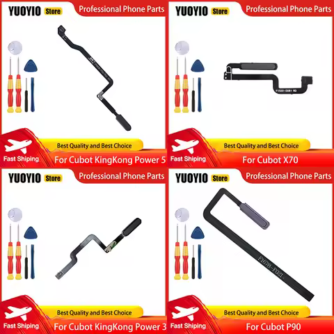 New Fingerprint Button Cable For Cubot KingKong Power 3 KingKong Power 5 Max 5 P90 X70 Sensor Recogn
