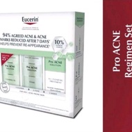 EUCERIN PRO ACNE SOLUTION REGIMEN SET V3 GEL+ TONER+ AL CLEARING CLEANSE SERUM DERMA SKINCARE
