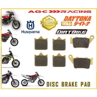 HUSQVARNA DISC BRAKE PADS SM 450R SM 610IE SMS 630 SRM 630 SM 701 SUPERMOTO 701 GOLD QUALITY