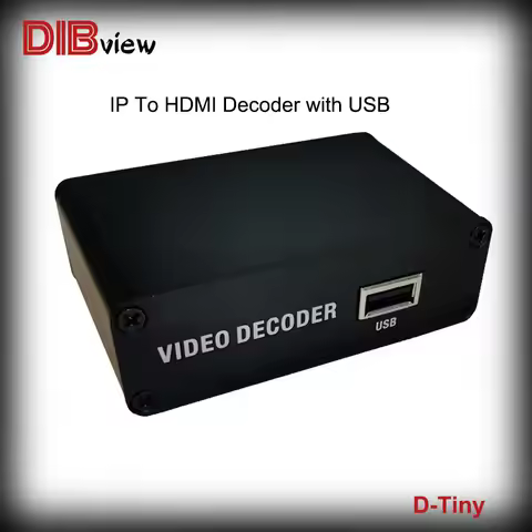 D-Tiny 4K H.265 H.264 Live Media Streaming Video HDMI HD 1080P IPTV Decoder With USB Decoding RTSP H