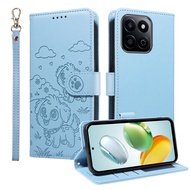 Ốp lật bảo vệ khe cắm thẻ Ví da nam châm cho Huawei Honor x7c X8C X9C / Honor x7b x9b x6b x5b vỏ điệ