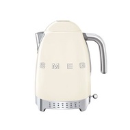 【SMEG】義大利控溫式大容量1.7L電熱水壺-奶油色