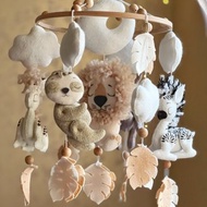 嬰兒移動音樂嬰兒床之旅，帶卡拉斯、大象、老虎、長頸鹿、獅子