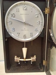 日本SEIKO SONORA 電池式掛鐘 昭和復古