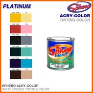 ◫ ♙ 1/4L | Sphero Latex Acry-Color | Waterbased Tinting Color | Paint Colorant