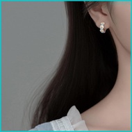 Nan Daisy Hoop Earrings Silver Small Flower Hoops Earrings  Huggie Earrings for Sensitive Ears Women