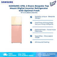 SAMSUNG 476L 2 Doors Bespoke Top Mount Digital Inverter Refrigerator with Optimal Fresh RT47CB66448J