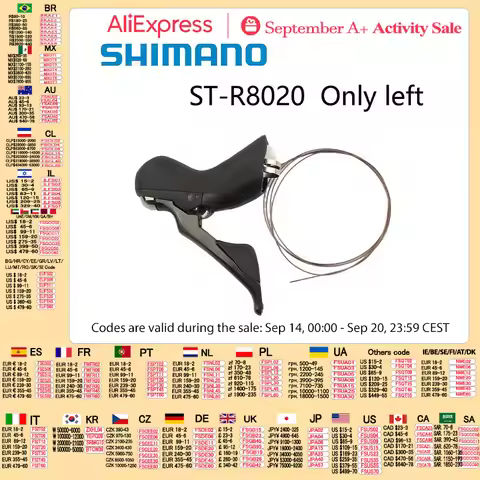 Shimano Ultegra ST- R8020 Shifter 2x11s Only Left Or Only Right Shifter For Hydraulic Disc Brake Roa
