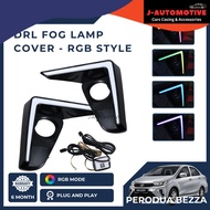 RGB Colourful Perodua Bezza 2020-2026 Daytime Running Light DRL Fog Lamp Daylight LED accessories