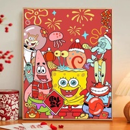 【Ready Stock】Digital Oil Painting DIY Crayon Xiaoxin Cartoon Anime New Year Handmade Filling Healing