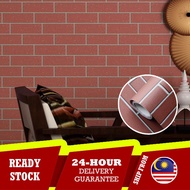 [1.2M*5.0M] Brick Series PVC Self Adhesive Decor Wallpaper Waterproof Furniture House Sticker