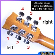 U.E. Guitar String Tuning Pegs Metal Guitar String Button Guitar Knob