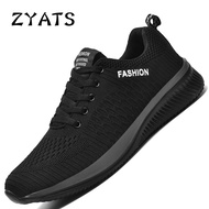 ZYATS   New Mesh Sports Shoes Breathable Lightweight Sneakers Large size 35-48