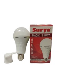 Lampu LED emergency SURYA 12 Watt AC DC magic
