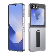 全城熱賣 - 適用於三星Galaxy Z Flip6 冰感支架摺疊手機殼（黑色）
