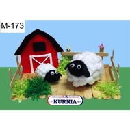 DIY Easter Eggs Sheep pom2