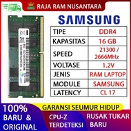 Samsung DDR4 LAPTOP RAM 16GB 2666mhz 21300 ORI GAMING RAM DDR4 16GB