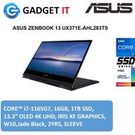 ASUS ZENBOOK FLIP S UX371E-AHL283TS LAPTOP (I7-1165G7,16GB,1TB SSD,13.3 OLED 4K UHD,TOUCH,IRIS XE,WI