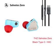 7Hz Salnotes Zero HiFi 10mm pemandu dinamik dalam telinga Earphone IEM logam komposit diafragma N52