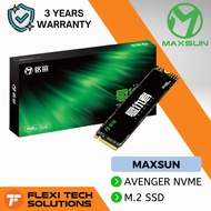Flexi Tech MAXSUN Avenger M.2 NVME SSD Solid State Drive 128GB / 256GB / 512GB