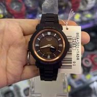 旺角門市 CASIO BABY-G BGA-301-1A 黑色帶配深啡色錶面 超輕身款式 多功能女士手錶可改長度輕身膠帶 門市包改錶帶