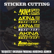 Akina Speed Stars Initial D Sticker Waterproof Cutting Sticker Car Decal Car Sticker