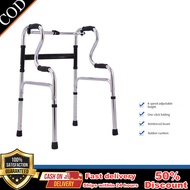 【Local Ready stock】Walker Adult/elderly Aluminum  915 Black Multi-Functional Folding Aid Crutches